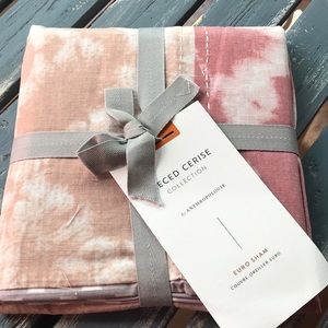 New Pieced Cerise Euro Sham